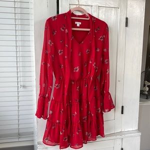 Beautiful Like New Red Dress Size Small